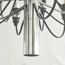 GobekUsa 2097 Gold Silver Chandelier 50 Heads Pendant Lights for Living Room decor