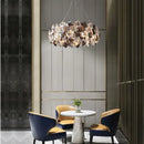 GobekUsa Crystal Dimmable LED Chandelier in Gold and Silver Finishes
