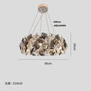 GobekUsa Crystal Dimmable LED Chandelier in Gold and Silver Finishes
