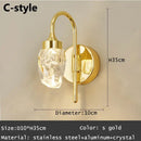 GobekUsa Crystal LED Wall Sconce for Elegant Home Décor