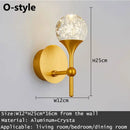 GobekUsa Crystal LED Wall Sconce for Elegant Home Décor