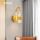 GobekUsa Crystal LED Wall Sconce for Elegant Home Décor