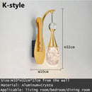 GobekUsa Crystal LED Wall Sconce for Elegant Home Décor