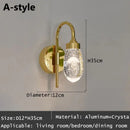 GobekUsa Crystal LED Wall Sconce for Elegant Home Décor