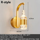 GobekUsa Crystal LED Wall Sconce for Elegant Home Décor