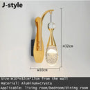 GobekUsa Crystal LED Wall Sconce for Elegant Home Décor