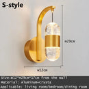 GobekUsa Crystal LED Wall Sconce for Elegant Home Décor