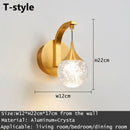 GobekUsa Crystal LED Wall Sconce for Elegant Home Décor