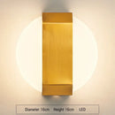 GobekUsa Crystal Wall Lamp: Elegant Golden LED Sconce for Bedroom, Living Room & Bathroom