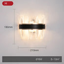 GobekUsa Crystal Gold Stainless Steel LED Dimmable Wall Sconce