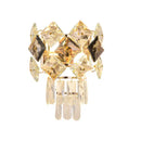 GobekUsa Crystal Gold Stainless Steel LED Dimmable Wall Sconce