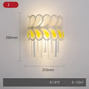 GobekUsa Crystal Gold Stainless Steel LED Dimmable Wall Sconce