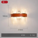 GobekUsa Crystal Gold Stainless Steel LED Dimmable Wall Sconce