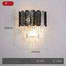 GobekUsa Crystal Gold Stainless Steel LED Dimmable Wall Sconce