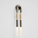 GobekUsa Designer Tassel U-Shaped Wall Lamp - Gold/Silver/Black Metal - Hotel Living Corridor