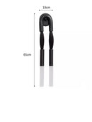 GobekUsa Designer Tassel U-Shaped Wall Lamp - Gold/Silver/Black Metal - Hotel Living Corridor