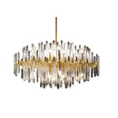 GobekUsa E14 LED Crystal Pendant Lights in Silver Gold Finish