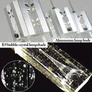 GobekUsa Bubble Crystal LED Pendant Lights in Gold/Silver