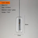 GobekUsa Ball Glass Pendant Light Modern Kitchen Dining Living Room Fixture