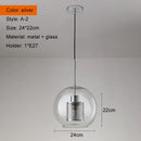 GobekUsa Ball Glass Pendant Light Modern Kitchen Dining Living Room Fixture