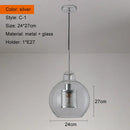 GobekUsa Ball Glass Pendant Light Modern Kitchen Dining Living Room Fixture