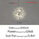 GobekUsa Gold/Silver LED Crystal Chandelier for Home Living Dining Study Hall Bedroom