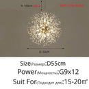 GobekUsa Gold/Silver LED Crystal Chandelier for Home Living Dining Study Hall Bedroom