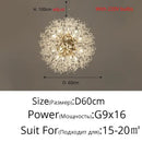 GobekUsa Gold/Silver LED Crystal Chandelier for Home Living Dining Study Hall Bedroom