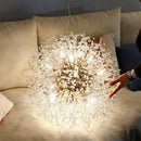 GobekUsa Gold/Silver LED Crystal Chandelier for Home Living Dining Study Hall Bedroom