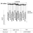 GobekUsa Gold/Silver LED Chandelier for Home, Restaurant, and Beauty Club Lighting