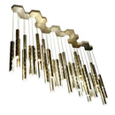 GobekUsa Gold/Silver LED Chandelier for Home, Restaurant, and Beauty Club Lighting