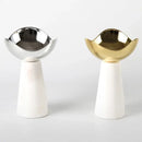 GobekUsa Golden Tray Dessert Bowl Fruit Snack Plate Home Decor Storage Container