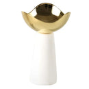 GobekUsa Golden Tray Dessert Bowl Fruit Snack Plate Home Decor Storage Container