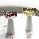 GobekUsa Golden Tray Dessert Bowl Fruit Snack Plate Home Decor Storage Container