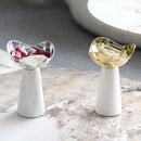 GobekUsa Golden Tray Dessert Bowl Fruit Snack Plate Home Decor Storage Container