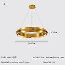 GobekUsa Gold Ring Chandelier: Modern Italian Design for Stylish Living Spaces