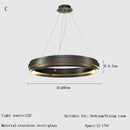 GobekUsa Gold Ring Chandelier: Modern Italian Design for Stylish Living Spaces