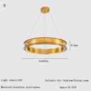 GobekUsa Gold Ring Chandelier: Modern Italian Design for Stylish Living Spaces