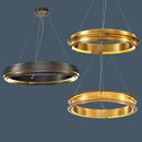 GobekUsa Gold Ring Chandelier: Modern Italian Design for Stylish Living Spaces