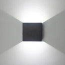 Modern gold & silver square wall lamps for bedroom by Decorbites