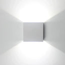 Modern gold & silver square wall lamps for bedroom by Decorbites