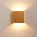 Modern gold & silver square wall lamps for bedroom by Decorbites