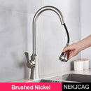 GobekUsa Gold Single Handle Kitchen Faucet: Hot and Cold Water Tap