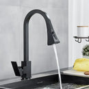 GobekUsa Gold Single Handle Kitchen Faucet: Hot and Cold Water Tap