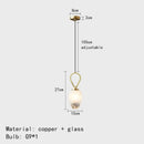 GobekUsa Adjustable Brass Chandelier with G9 Bulb in Black Gold Copper for Kitchen & Restaurant