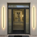 GobekUsa LED Wall Lamp: Waterproof, Dimmable, Aluminum, Outdoor Sconce Light - Gold