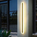 GobekUsa LED Wall Lamp: Waterproof, Dimmable, Aluminum, Outdoor Sconce Light - Gold