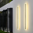 GobekUsa LED Wall Lamp: Waterproof, Dimmable, Aluminum, Outdoor Sconce Light - Gold