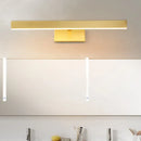 GobekUsa Modern Gold Metallic LED Wall Lamp – Slim Rectangle Vanity Lighting
