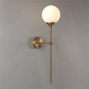 GobekUsa Glass Lampshade Wall Sconces for Bedside and Living Room Decor